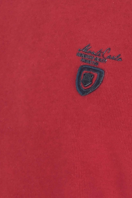 Pánská jednobarevná mikina Monte Carlo počesaná - Obrázek 2