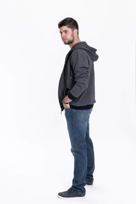 Pánská mikina IK5 s kapucí na zip - Obrázek 5