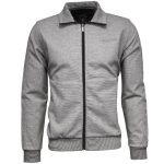 Šedá mikina Monte Carlo na zip